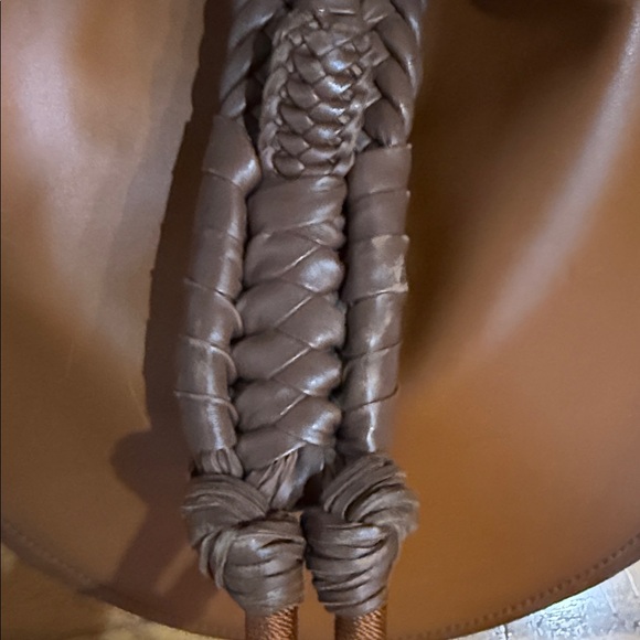 Altuzarra Ghianda Brown Bullrope Large Leather Hobo Shoulder Bag - Picture 2 of 12